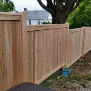 wood fencing