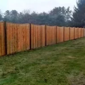 wood fencing