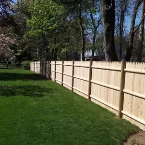 wood fencing