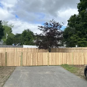 wood fencing