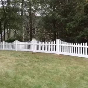 vinyl fence installation